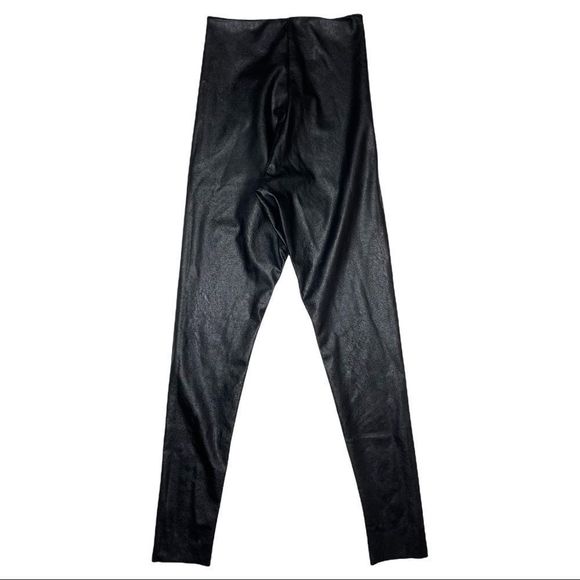 Commando Perfect Control Black Faux Leather Legging Size Medium - Picture 6 of 12
